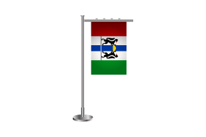 Novosibirsk Standing Flag flag