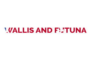 Wallis and Futuna Text Art flag
