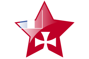 Wallis and Futuna Flag Star Icon flag