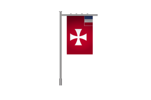 3d Wallis and Futuna Standing Flag flag