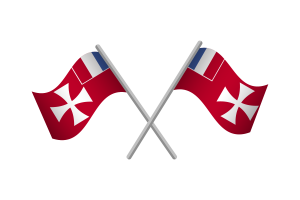 Wallis and Futuna Flag Emblem Vector Free flag