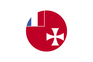 Wallis and Futuna Flag Circle Vector Free flag