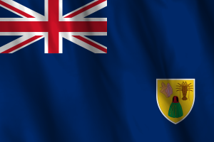 National Flag of Turks and Caicos Islands flag