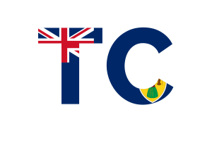 Turks and Caicos Islands Country Code flag