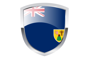 National Flag of Turks and Caicos Islands Clipart flag