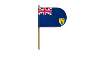 Turks and Caicos Islands Flag for Desk, Table flag