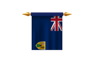 Turks and Caicos Islands Emblem flag