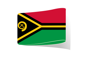 Vanuatu Flag Illustration Clipart flag
