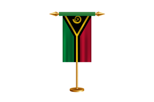 Vanuatu Ceremonial Flag Vector Free flag