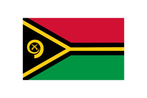 Vanuatu Flag Triangle Vector Illustration flag