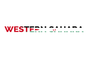 Western Sahara Text Art flag