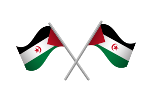 Western Sahara Flag Emblem Vector Free flag