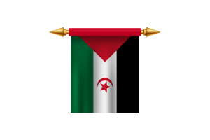 Western Sahara Emblem flag
