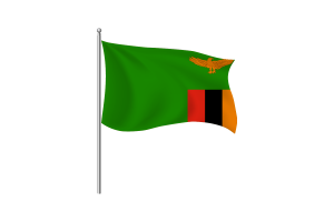 Zambia Flag Clipart flag