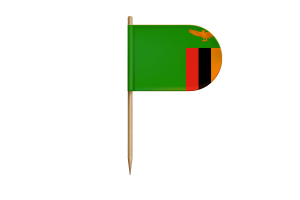 Zambia Flag for Desk, Table flag