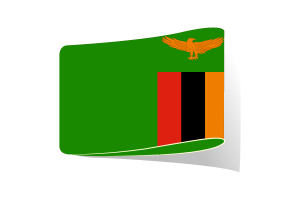 Zambia Flag Illustration Clipart flag