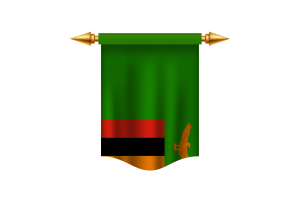 Zambia Flag Royal Banner flag