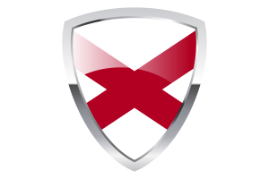 Alabama Shield Flag flag