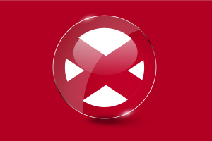 Alabama Flag Glossy Round Button flag