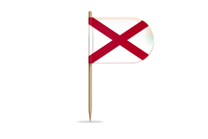 Alabama Flag for Desk, Table flag