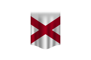 Alabama Flag Banner flag