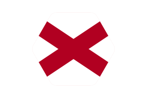 Alabama Flag Vector Illustration flag