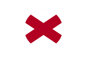 Alabama Flag Circle Vector Free flag