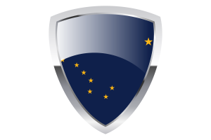 Alaska Shield Flag flag
