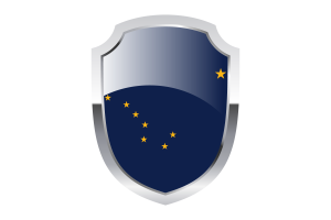 Alaska Shield Logo flag