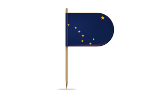Alaska Flag for Desk, Table flag