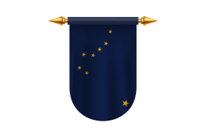 Alaska Flag Emblem Vector Images flag