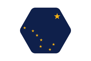 Alaska Flag Vector Illustration flag