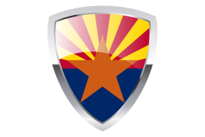 Arizona Shield Flag flag