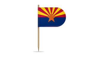 Arizona Flag for Desk, Table flag