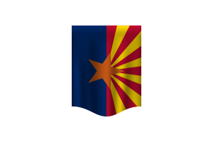 Arizona Flag Banner flag
