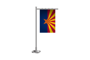 3d Arizona Standing Flag flag