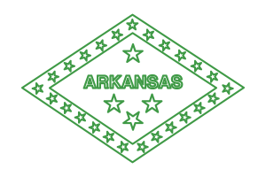 Arkansas Flag symbol flag