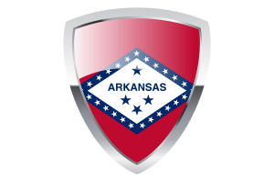 Arkansas Shield Flag flag