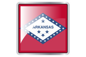 Arkansas Flag Square icon flag