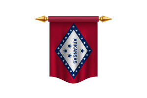 Arkansas Flag Royal Banner flag