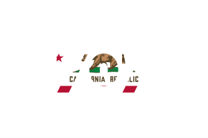 Códigos de Área da Califórnia flag