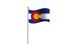 Bandeira do Colorado Ondulante flag