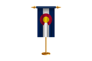 Bandeira Cerimonial do Colorado Vetor Grátis flag