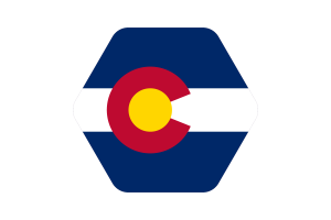 Ilustração Vetorial da Bandeira do Colorado flag