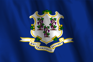 National Flag of Connecticut flag