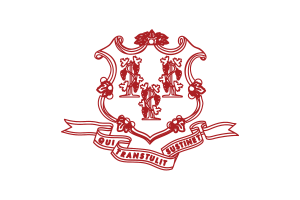 National Emblem of Connecticut flag