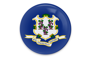 Connecticut Flag Vector Art flag