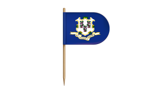 Connecticut Flag for Desk, Table flag