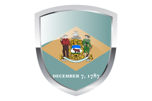 Clipart da Bandeira Nacional de Delaware flag