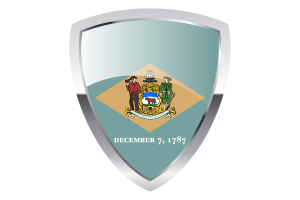 Bandeira do Escudo de Delaware flag